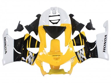 Carenados Moto Honda CBR900RR 919 1998-1999 - Blanco Amarillo Negro Brillante Fabricantes