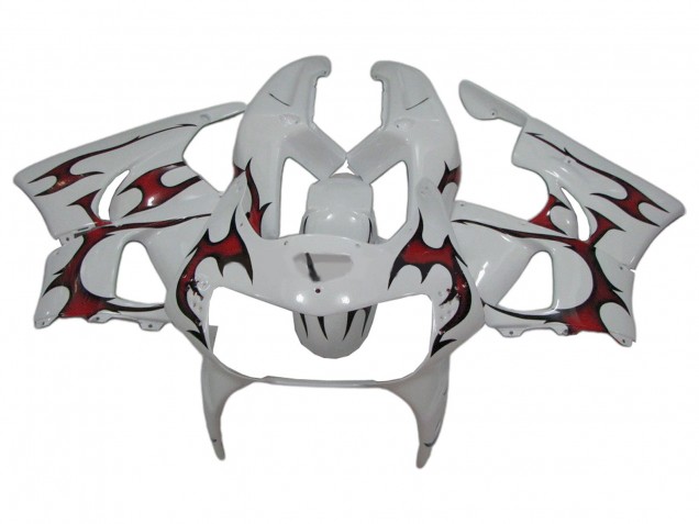 Carenados Moto Honda CBR900RR 919 1998-1999 - Blanco Rojo Fabricantes