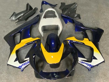 Carenados Moto Honda CBR900RR 929 2000-2001 - Blanco Amarillo Azul Oscuro Fabricantes