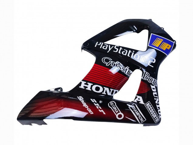 Carenados Moto Honda CBR900RR 929 2000-2001 - Rojo Blanco Negro Brillante PlayStation 2 Fabricantes
