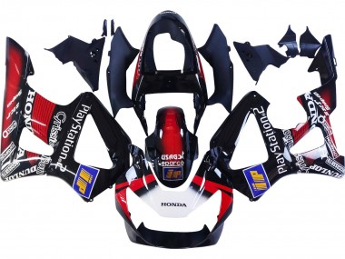 Carenados Moto Honda CBR900RR 929 2000-2001 - Rojo Blanco Negro Brillante PlayStation 2 Fabricantes