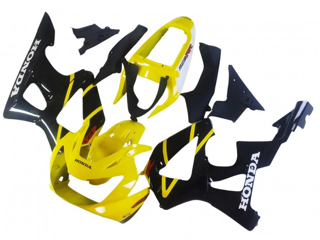 Carenados Moto Honda CBR900RR 929 2000-2001 - Amarillo Negro Brillante Fabricantes