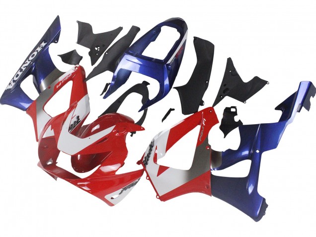 Carenados Moto Honda CBR900RR 929 2000-2001 - Plata Rojo Azul Fabricantes