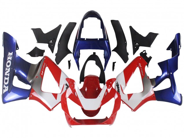 Carenados Moto Honda CBR900RR 929 2000-2001 - Plata Rojo Azul Fabricantes