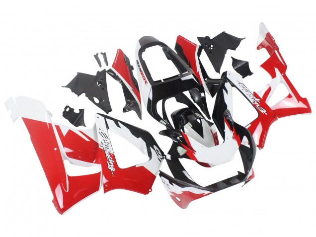 Carenados Moto Honda CBR900RR 929 2000-2001 - Blanco Rojo Negro Brillante Carrera Fabricantes