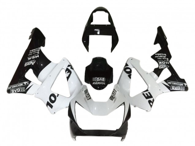 Carenados Moto Honda CBR900RR 929 2000-2001 - Blanco Negro Brillante Repsol Fabricantes