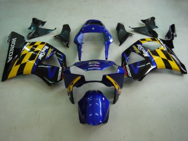 Carenados Moto Honda CBR900RR 954 2002-2003 - Azul Amarillo Negro Brillante Telefonica MoviStar Castrol Fabricantes