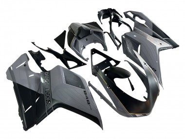 Carenados Moto Ducati 848 2007-2014 - Plata Oro Negro Mate Fabricantes