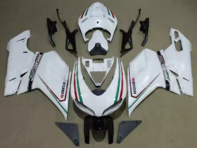 Carenados Moto Ducati 1198 2007-2014 - Blanco Rojo Verde Negro Corse Fabricantes
