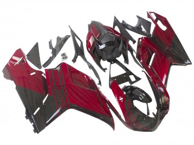 Carenado Moto Ducati 848 2007-2014 - Rojo Negro Brillante Fabricantes