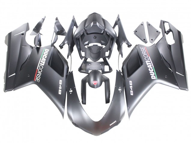 Carenados Moto Ducati 848 2007-2014 - Gris Mate Fabricantes