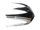 Carenados Moto Ducati 848/1098/1198 2007-2014 - Blanco Negro Brillante Corse Fabricantes