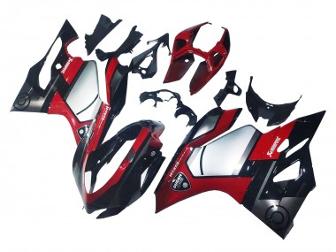 Carenados Moto Ducati 1199 2011-2014 - Rojo Plata Negro Fabricantes