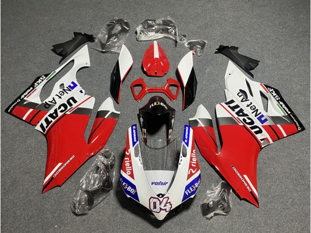 Carenados Moto Ducati Panigale 899/1199 2011-2014 - Blanco Rojo Azul Negro Brillante Flex-Box Valsir 04 Fabricantes