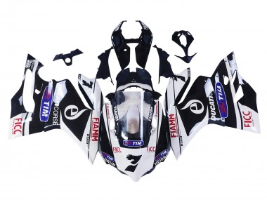 Carenados Moto Ducati Panigale 899/1199 2011-2014 - Blanco Negro Azul Fiamm Ficc 7 Fabricantes