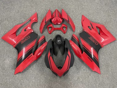 Carenados Moto Ducati 999 2003-2004 - Rojo Negro Brillante Corse Fabricantes