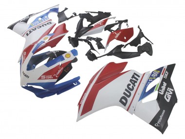 Carenados Moto Ducati 1299 2015-2020 - Blanco Rojo Azul Negro Mate Unibat Flex-Box Fabricantes