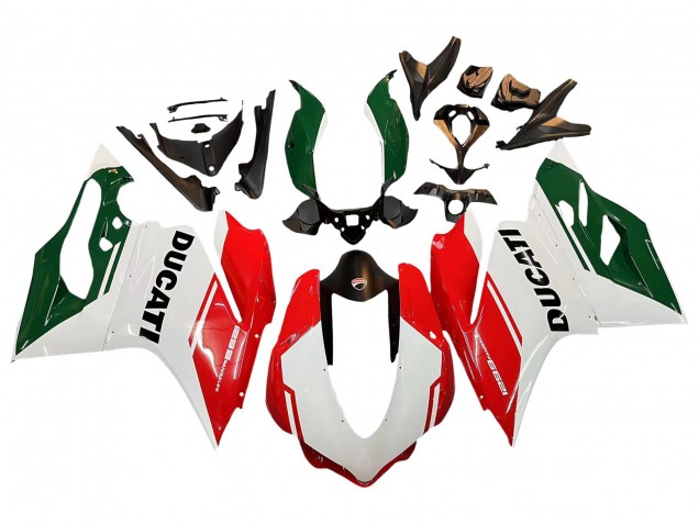 Carenados Moto Ducati 1299 2015-2020 - Blanco Rojo Verde Negro Mate Fabricantes