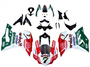 Carenados Moto Ducati 959/1299 2015-2020 - Blanco Rojo Verde Valsir Fiamm 7 Fabricantes