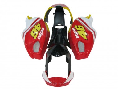 Carenados Moto Ducati Monster 696 796 1100 1100S 2008-2012 - Blanco Rojo Negro Brillante Amarillo 46 Fabricantes