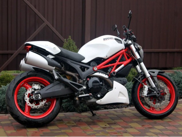 Carenados Moto Ducati Monster 696 796 1100 1100S 2008-2012 - Blanco Fabricantes