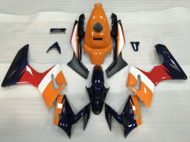 Carenados Moto Honda CBR125R 2002-2006 - Naranja Blanco Rojo Negro Brillante Fabricantes