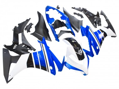 Carenados Moto Honda CBR500R 2013-2015 - Azul Blanco Negro Mate Fabricantes