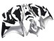 Carenado Moto Honda CBR500R 2013-2015 - Plata Negro Brillante Fabricantes