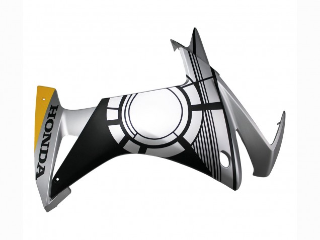 Carenados Moto Honda CBR500R 2013-2015 - Plata Amarillo Negro Mate Fabricantes