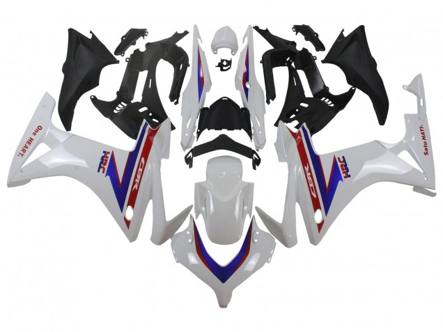 Carenados Moto Honda CBR500R 2013-2015 - Blanco Rojo Azul HRC Fabricantes