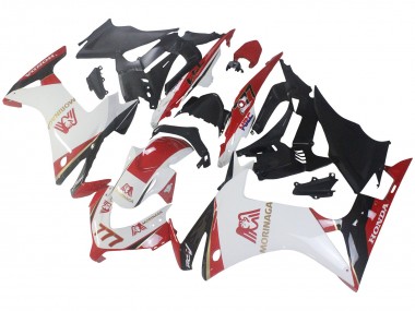 Carenados Moto Honda CBR500R 2013-2015 - Blanco Rojo Verde Negro Brillante Morinage 777 Fabricantes