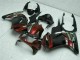 Carenados Moto Kawasaki EX250 2008-2012 - Negro Brillante Rojo Granate Fabricantes