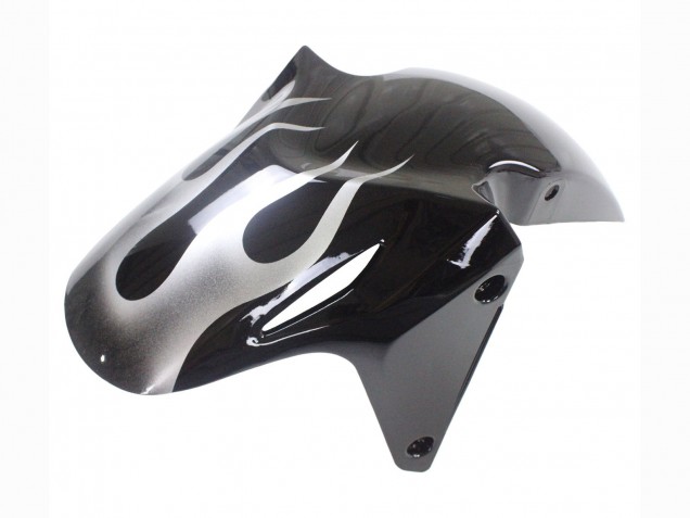 Carenados Moto Honda CBR500R 2013-2015 - Negro Brillante Plata Llama Fabricantes