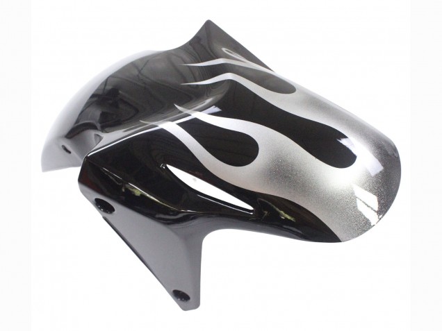 Carenados Moto Honda CBR500R 2013-2015 - Negro Brillante Plata Llama Fabricantes