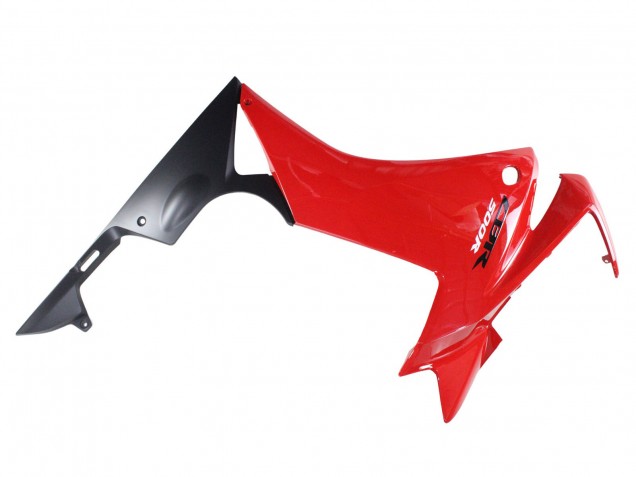 Carenados Moto Honda CBR500R 2013-2015 - Rojo Negro Mate Fabricantes