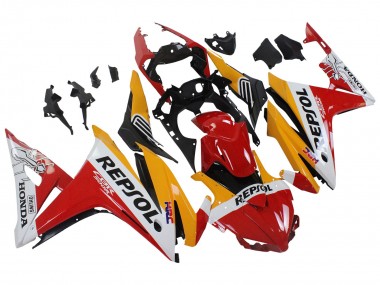 Carenados Moto Honda CBR500R 2016-2018 - Amarillo Blanco Rojo Repsol HRC Fabricantes