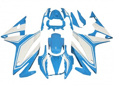 Carenados Moto Honda CBR500R 2016-2018 - Azul Claro Blanco Fabricantes