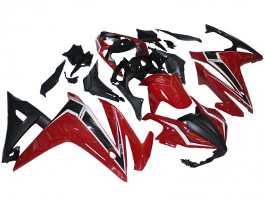 Carenados Moto Honda CBR500R 2016-2018 - Rojo Blanco Negro Mate Fabricantes