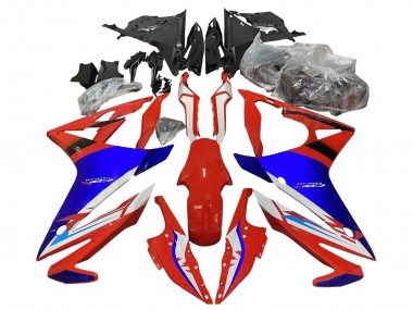 Carenados Moto Honda CBR500R 2016-2018 - Blanco Rojo Azul Fabricantes