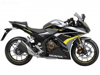 Carenados Moto Honda CBR500R 2022-2023 - Plata Amarillo Negro Brillante Fabricantes