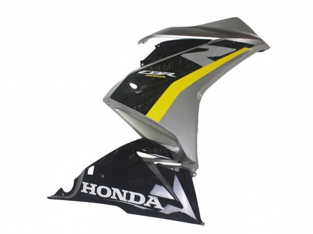 Carenados Moto Honda CBR500R 2022-2023 - Plata Amarillo Negro Brillante Fabricantes