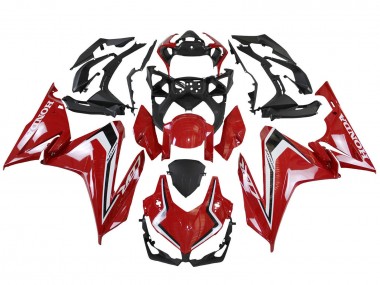 Carenados Moto Honda CBR500R 2022-2023 - Rojo Blanco Negro Fabricantes
