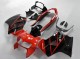 Carenados Moto Honda VFR 800 1998-2001 - Rojo Negro Brillante Raya Fabricantes