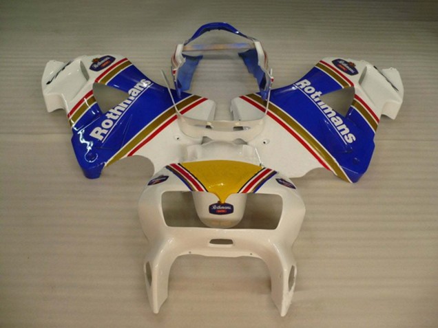 Carenados Moto Honda VFR 800 1998-2001 - Blanco Azul Oro Rothmans Fabricantes