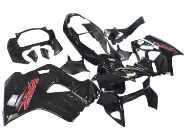 Carenados Moto Honda VFR 800 1998-2001 - Negro Brillante Rojo Calcomanía Fabricantes