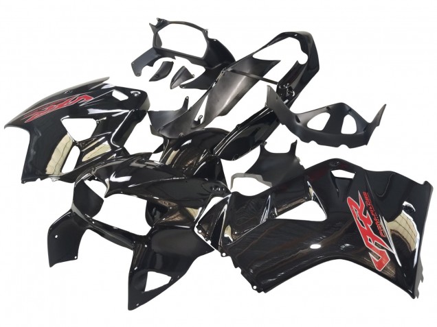 Carenados Moto Honda VFR 800 1998-2001 - Negro Brillante Rojo Calcomanía Fabricantes