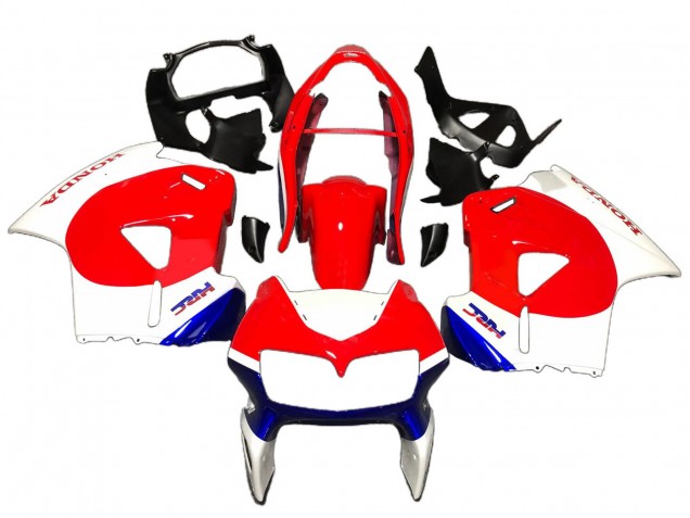 Carenados Moto Honda VFR 800 1998-2001 - Blanco Rojo Azul Fabricantes