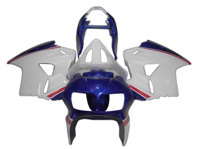 Carenados Moto Honda VFR 800 1998-2001 - Blanco Azul Rojo Fabricantes