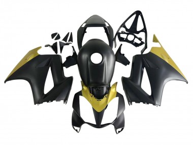 Carenados Moto Honda VFR 800 2002-2013 - Amarillo Negro Mate Fabricantes