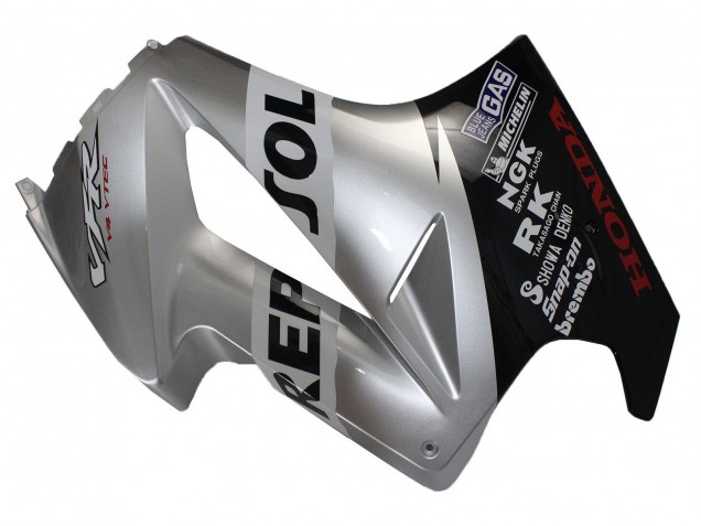 Carenados Moto Honda VFR 800 2002-2013 - Plata Negro Brillante Repsol Fabricantes